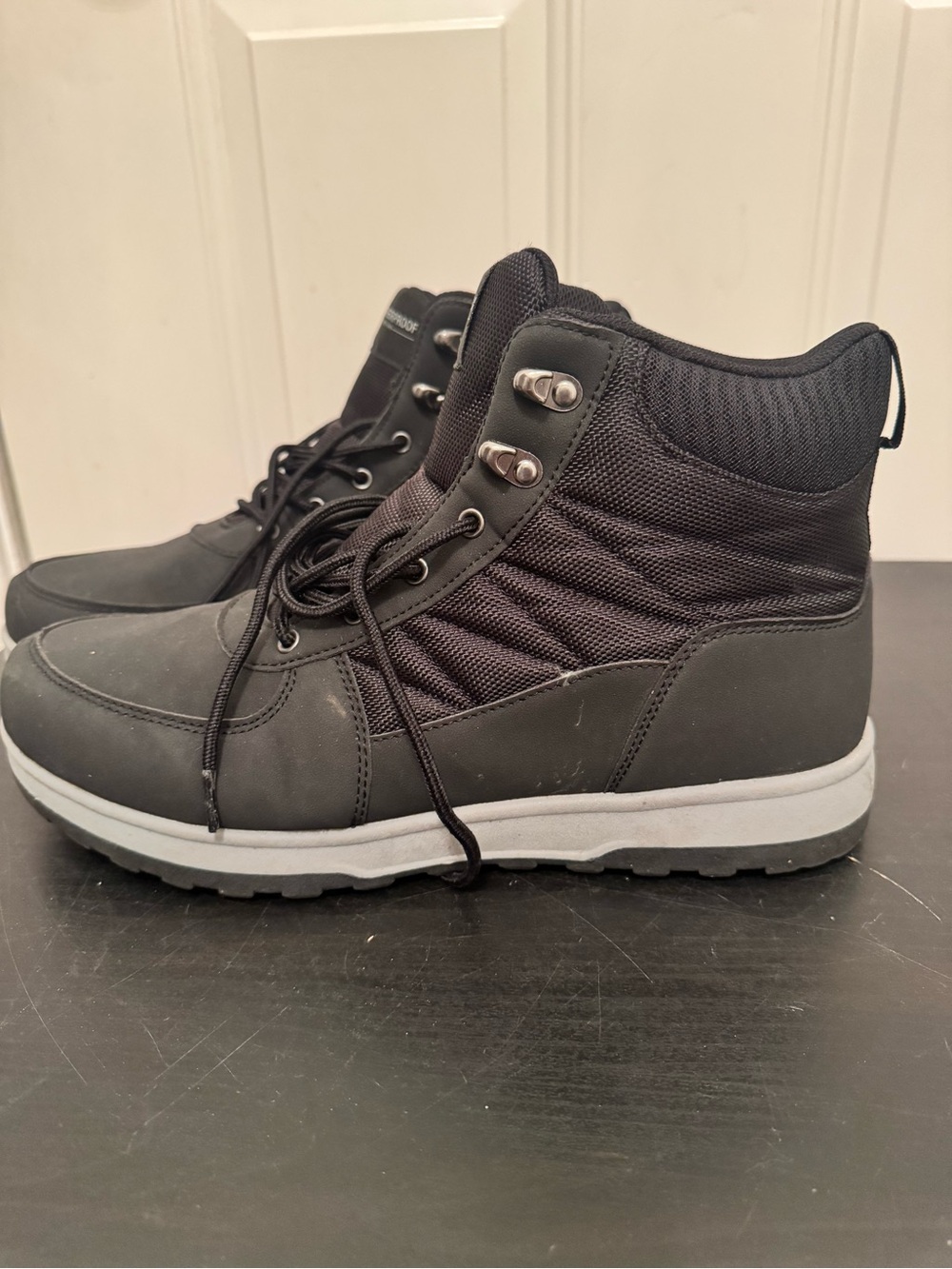 Weatherproof Men’s Stoll Cold Sneakerboot Boots Shoes Size 12 Black
